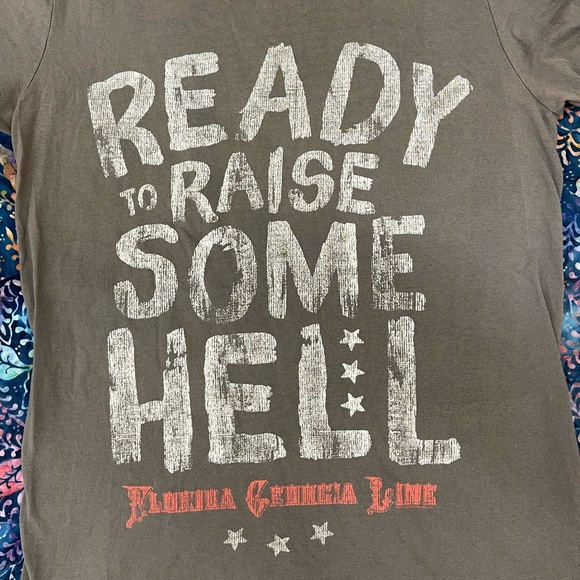 Florida Georgia Line Raise Some Hell T-Shirt Size Small Unisex - Picture 2 of 3